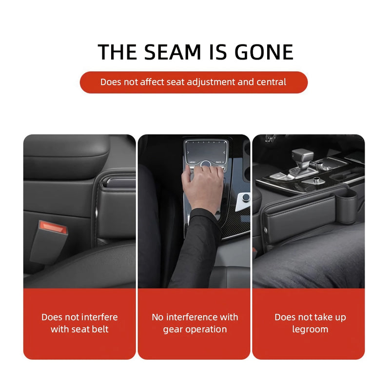 car seat gap storage box, view 9 - MRSLM
