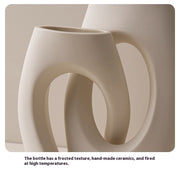 ceramic abstract vase, view 7 - MRSLM