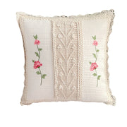 handmade woven cushion cover, view 2 - MRSLM