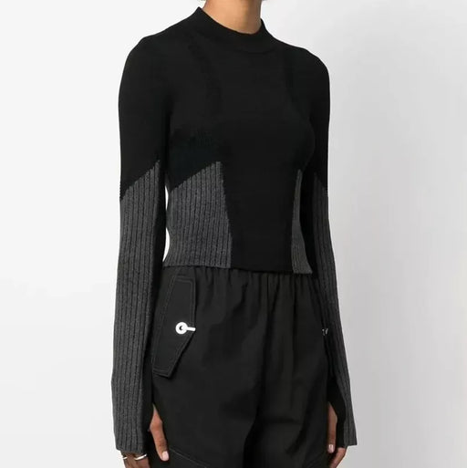 slim fit cozy knitted pullover, view 2 - MRSLM