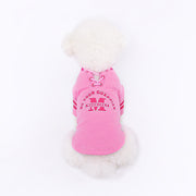 pink dog sweatshirt, view 4 - MRSLM
