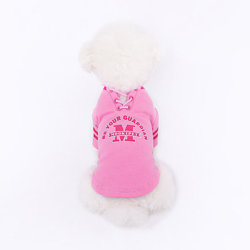 pink dog sweatshirt, view 4 - MRSLM