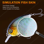 70mm floating crankbait minnow lure, view 9 - MRSLM