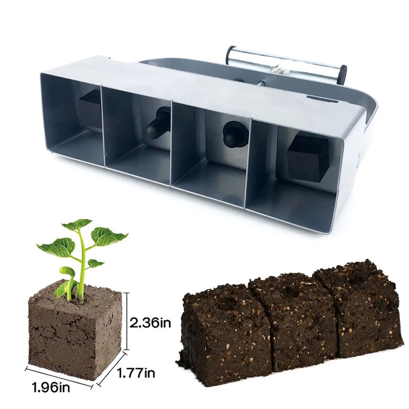 handheld seedling soil block maker, view 6 - MRSLM