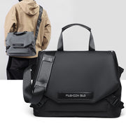 waterproof nylon crossbody cycling bag, view 2 - MRSLM