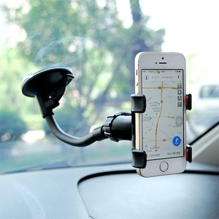 Universal 360° Rotating Dashboard Car Phone Mount - GPS and Mobile Phone Holder