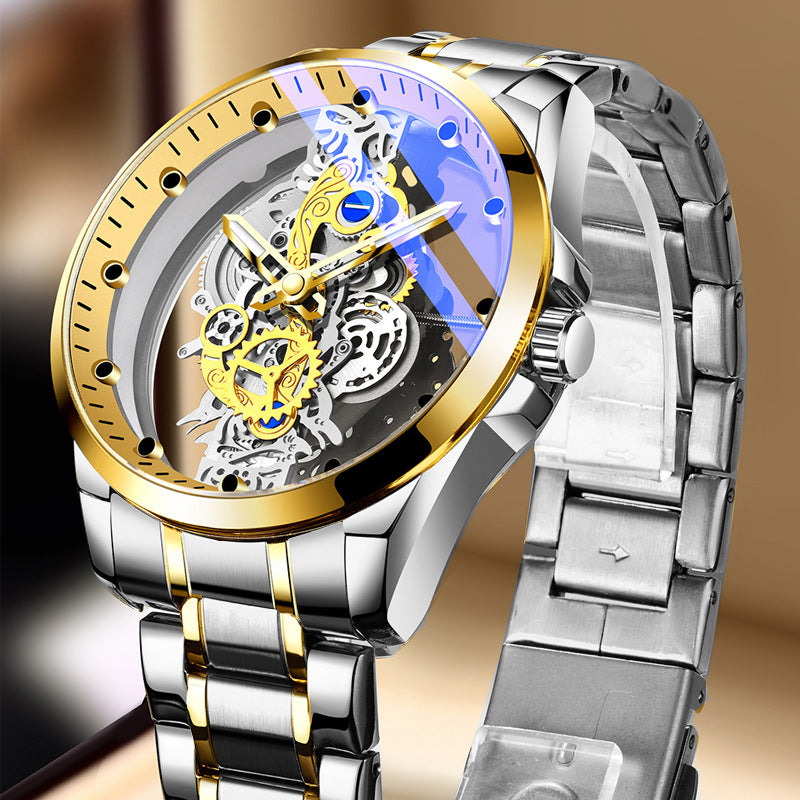 double-sided skeleton automatic watch, view 10 - MRSLM