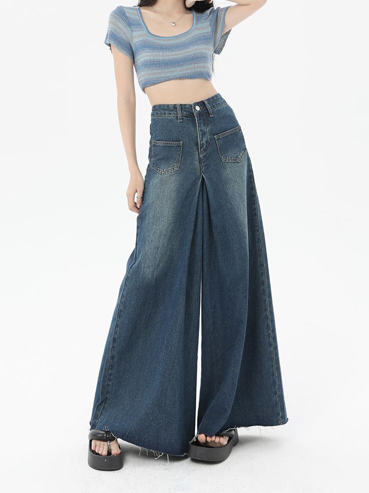 high waist slim straight pocket jeans, view 4 - MRSLM