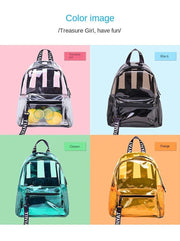 transparent jelly backpack, view 7 - MRSLM
