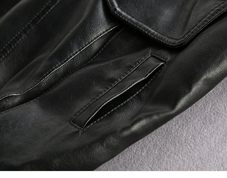 PU leather jacket, view 9 - MRSLM