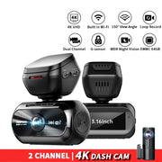 4K UHD dual dash cam, view 7 - MRSLM
