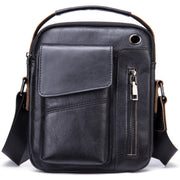 men's leather crossbody bag, view 10 - MRSLM