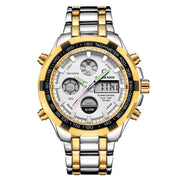 men's steel sports watch with alarm, view 2 - MRSLM