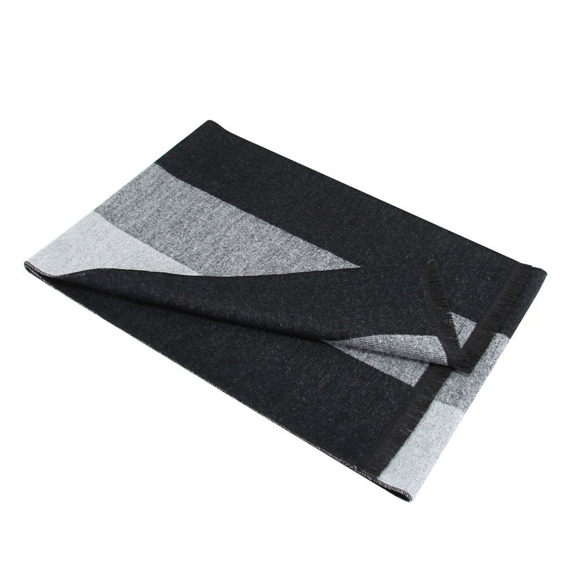 men's plaid scarf, view 5 - MRSLM