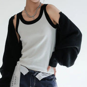knitted ribbed camisole for women, view 19 - MRSLM