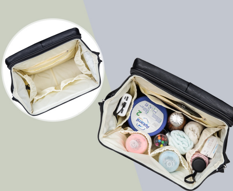 folding mommy backpack, view 8 - MRSLM