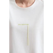 embroidered tassel tee, view 7 - MRSLM