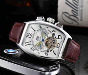 men's business barrel mechanical watch, view 4 - MRSLM