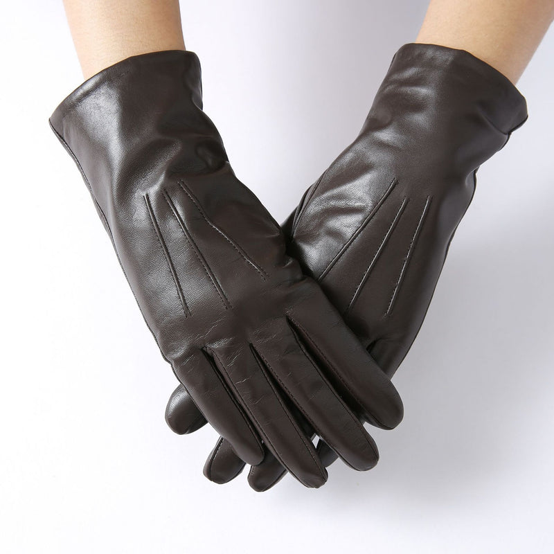 women's goat leather touch screen gloves - MRSLM