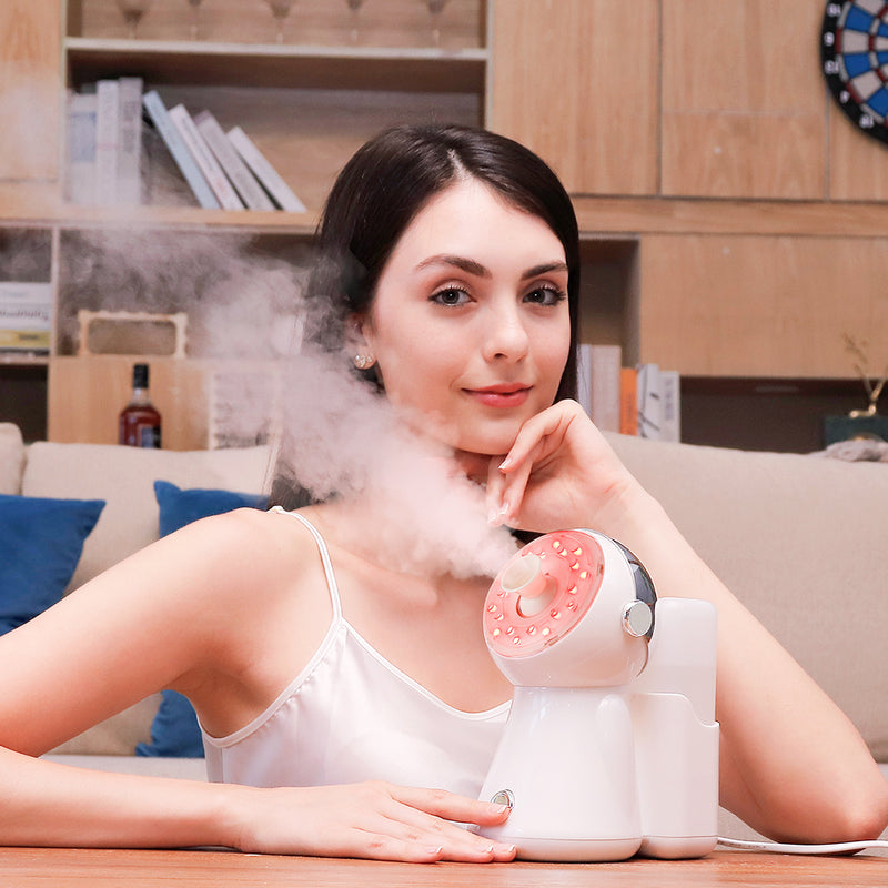 7-color LED nano hot spray face steamer, view 5 - MRSLM