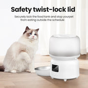 Smart automatic pet feeder, view 3 - MRSLM