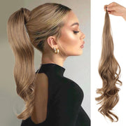 high ponytail long curly wig - MRSLM