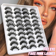 false eyelashes 20 pairs - MRSLM
