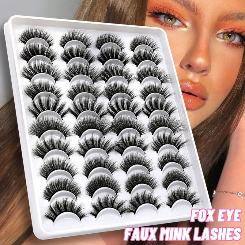 false eyelashes 20 pairs - MRSLM