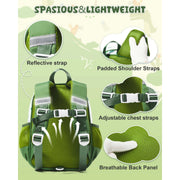 cute dinosaur backpack, view 4 - MRSLM