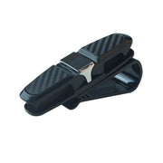 car sun visor glasses holder with card clip, view 4 - MRSLM