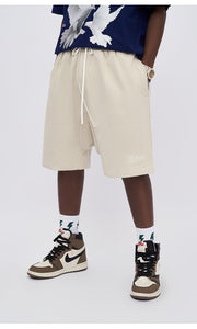 men's loose cotton street shorts, view 9 - MRSLM