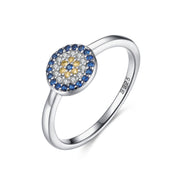 blue sterling silver ring, view 5 - MRSLM