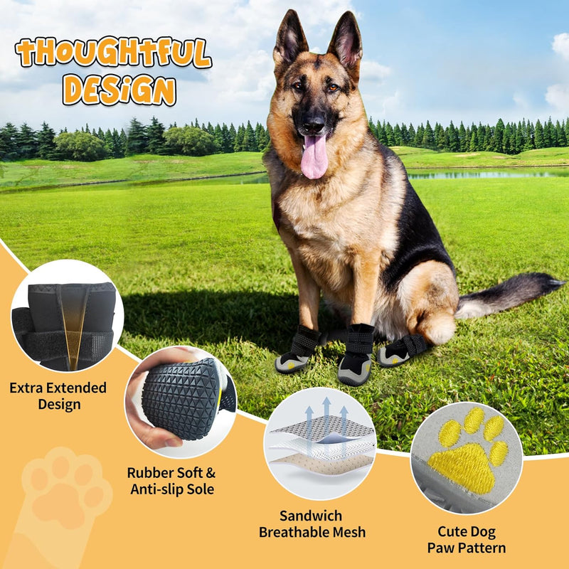 waterproof dog boots, view 5 - MRSLM