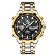 men's steel sports watch with alarm, view 12 - MRSLM