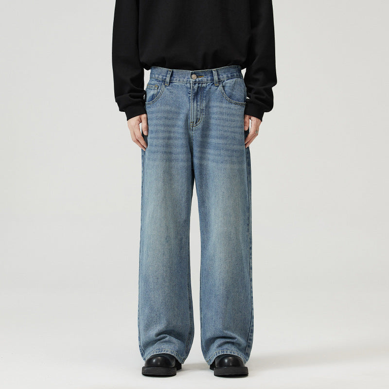 washed vintage wide-leg pants, view 7 - MRSLM