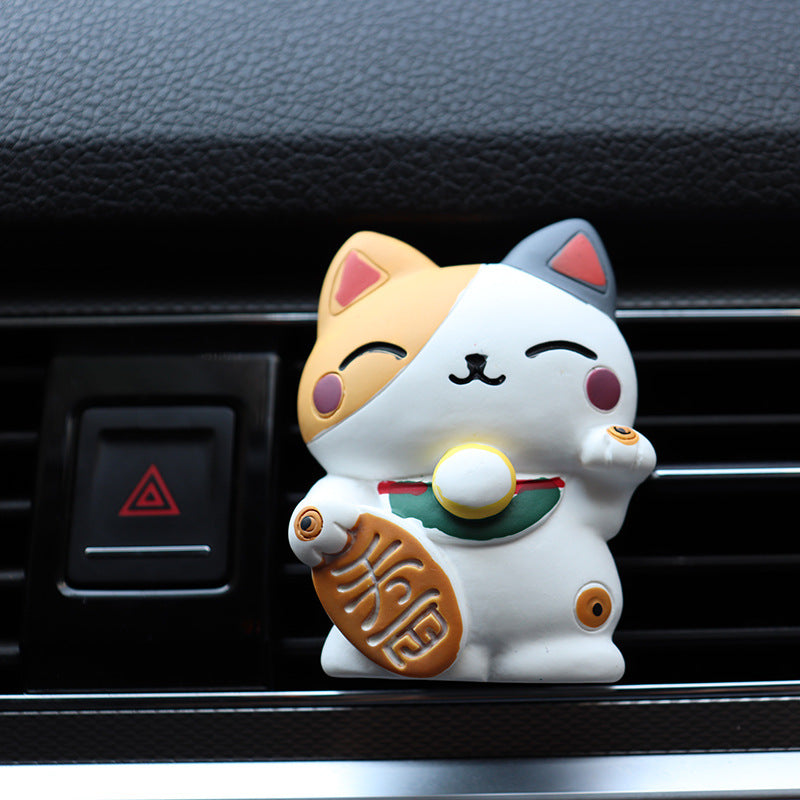 lucky cat car air freshener, view 7 - MRSLM