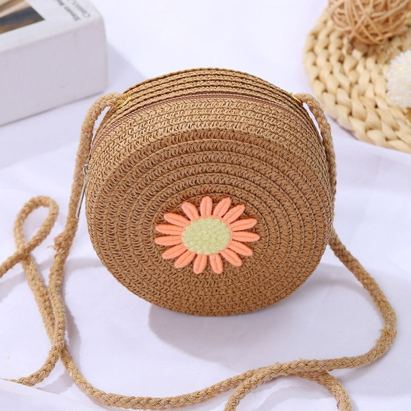 rattan shoulder bag, view 6 - MRSLM