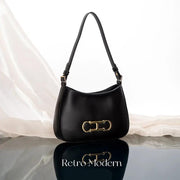retro half-moon shoulder bag, view 5 - MRSLM