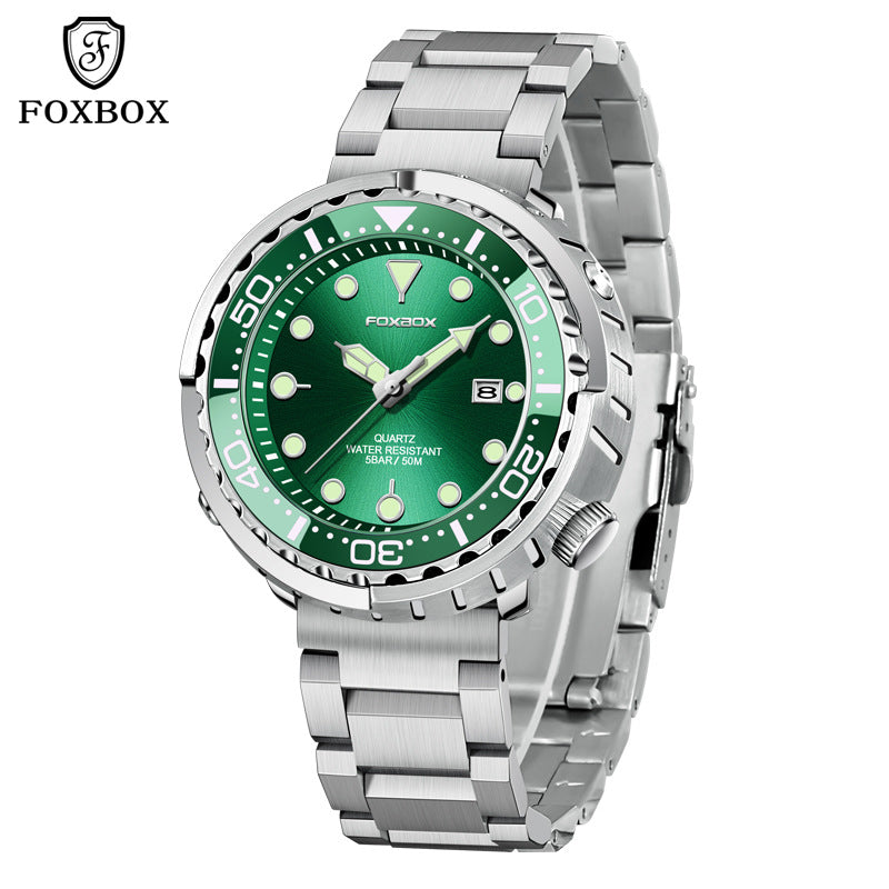 men's quartz calendar watch, view 9 - MRSLM