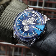 plastic quartz watch for men and women, view 3 - MRSLM