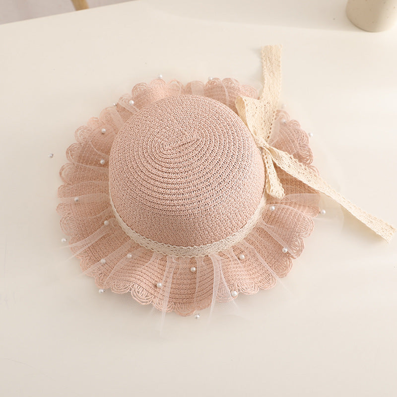 kids straw hat and handbag set, view 10 - MRSLM
