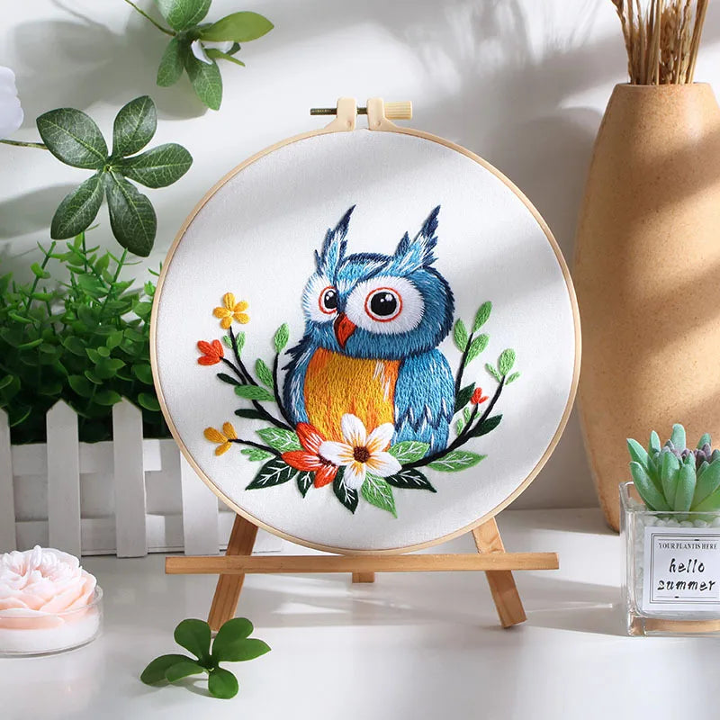 flower embroidery starter kit, view 6 - MRSLM