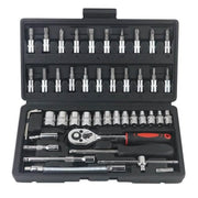 46-piece 1/4 inch socket set with ratchet - MRSLM