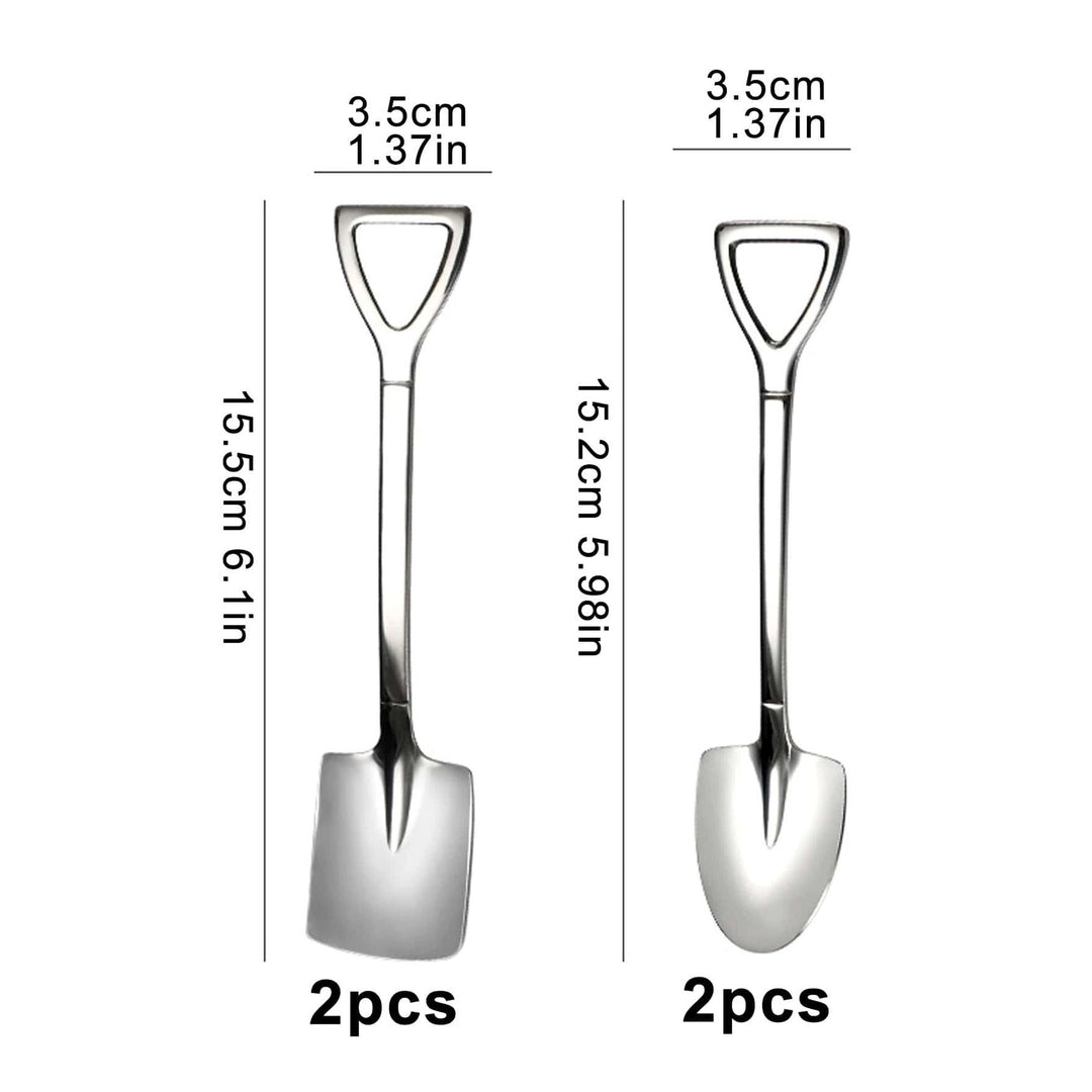 Luxury Stainless Steel Shovel Spoons Set