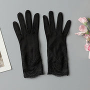 Women's lace silk gloves - MRSLM