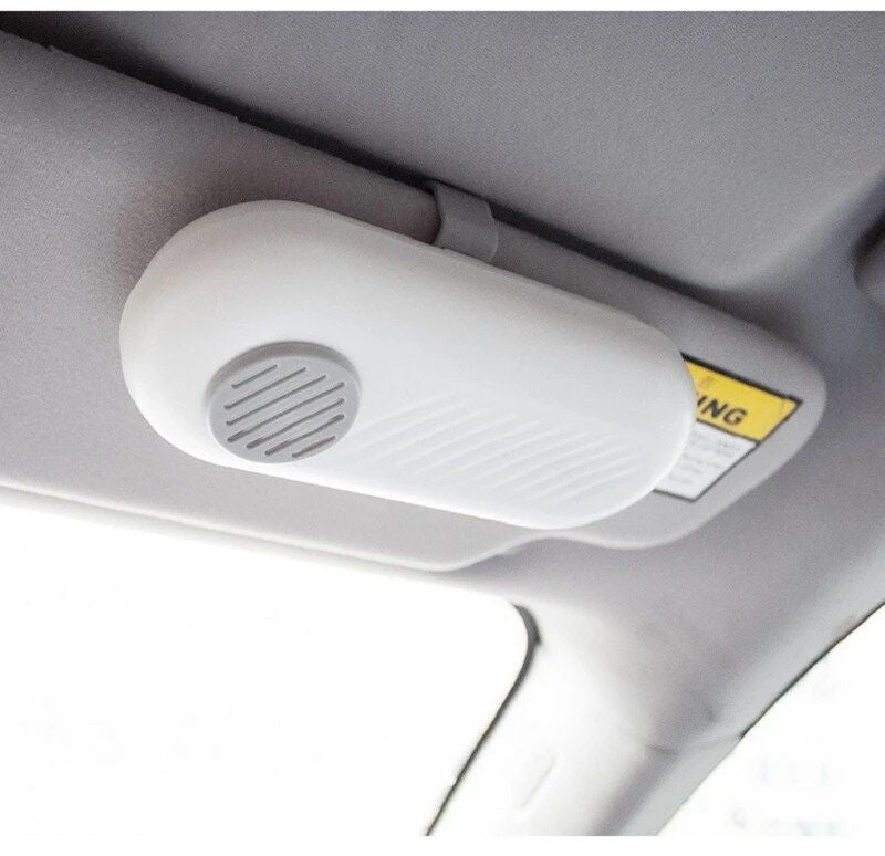 car sunglasses holder with magnetic fastener, view 2 - MRSLM