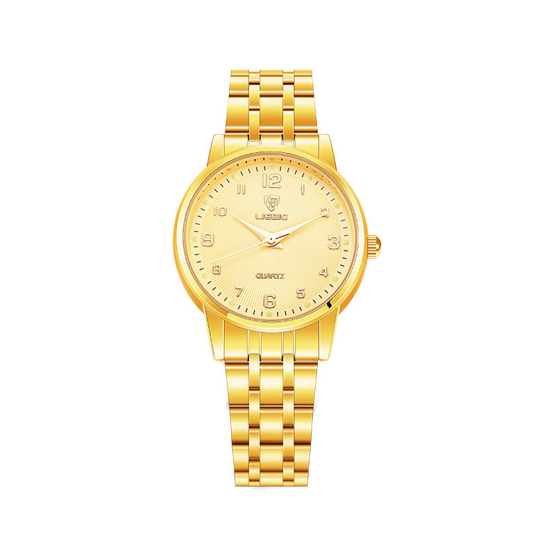 steel band couple watch, view 5 - MRSLM