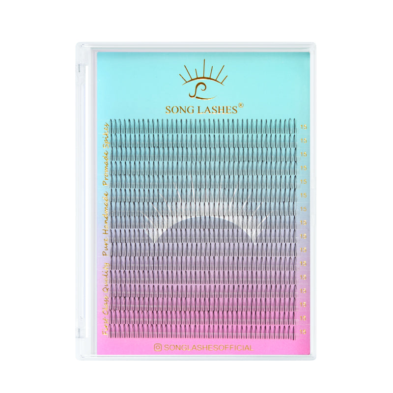 wispy fairy fans premade eyelashes, view 6 - MRSLM