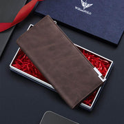 Long synthetic leather wallet for men - MRSLM
