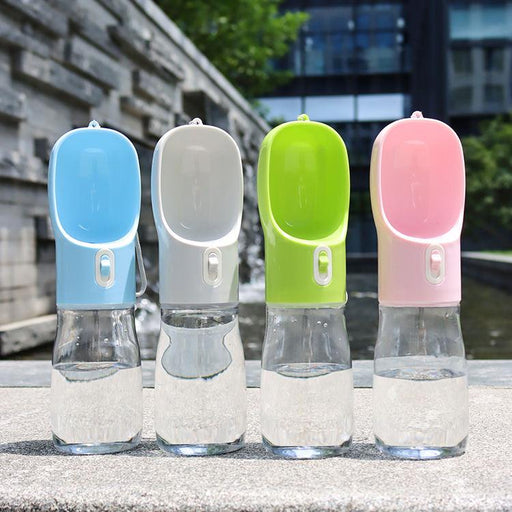portable pet water bottle with food bowl - MRSLM